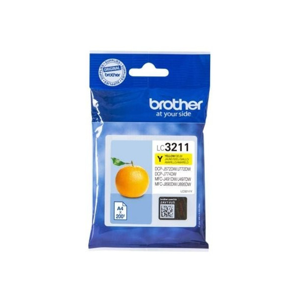 Cartucho de Tinta Original Brother LC-3211Y/ Amarillo