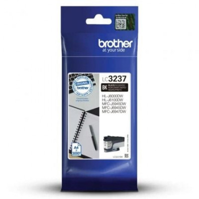 Cartucho de Tinta Original Brother LC3237BK/ Negro