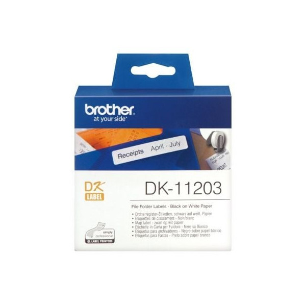 Etiquetas Precortadas Brother DK11203/ 300 unidades