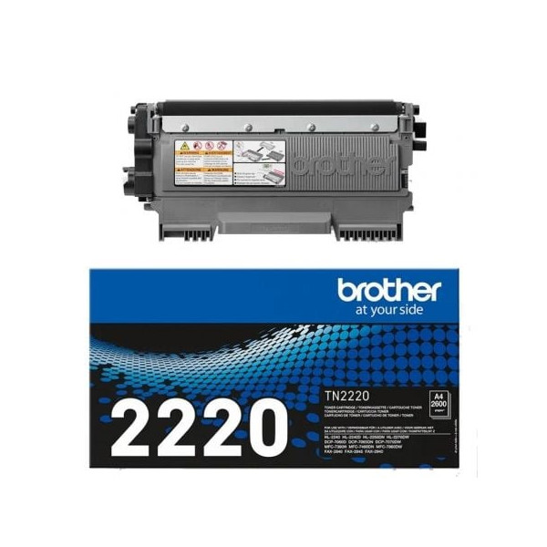 Tóner Original Brother TN-2220/ Negro