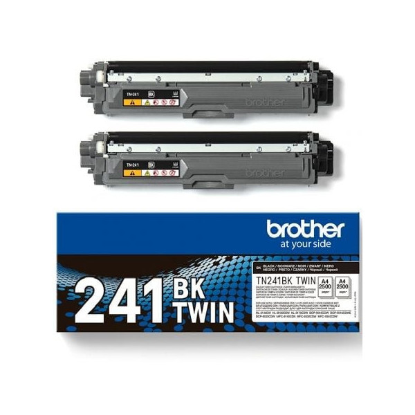 Tóner Original Brother TN241BKTWIN Multipack/ 2x Negro