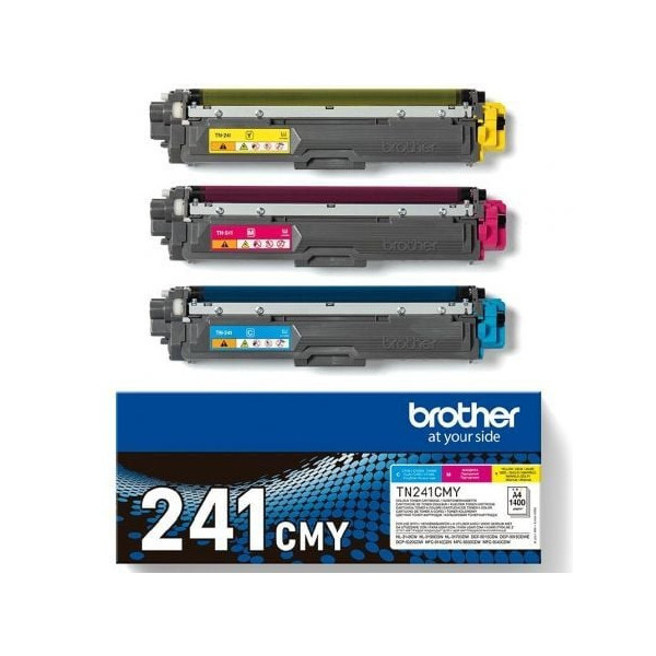 Tóner Original Brother TN241CMY Multipack/ Cian/ Magenta/ Amarillo