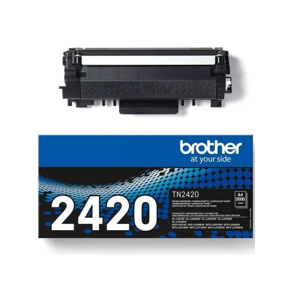 Tóner Original Brother TN-2420 Alta Capacidad/ Negro