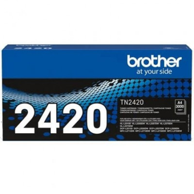 Tóner Original Brother TN-2420 Alta Capacidad/ Negro