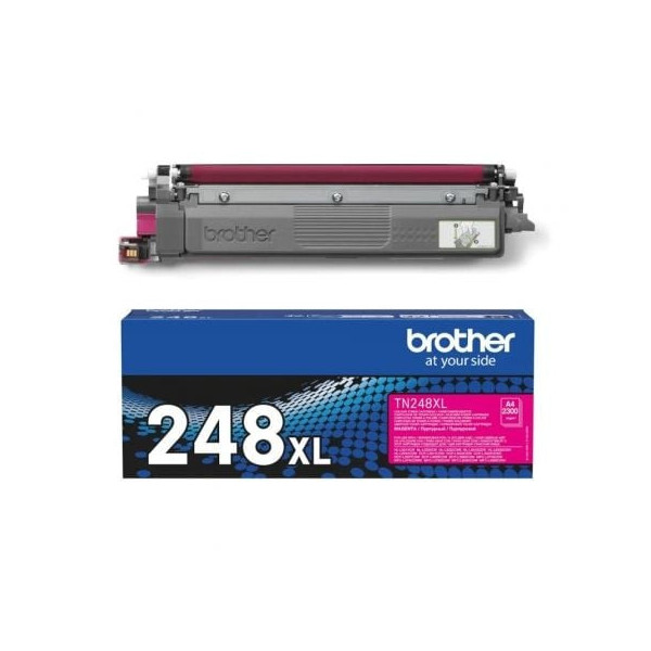 Tóner Original Brother TN248XLM Alta Capacidad/ Magenta