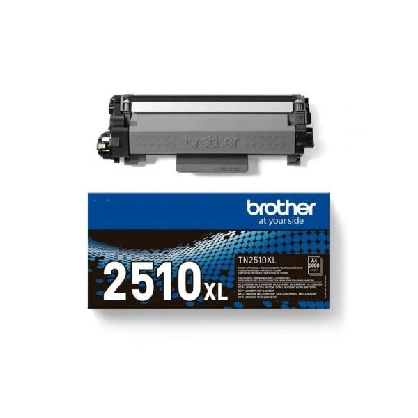 Tóner Original Brother TN2510XL Alta Capacidad/ Negro