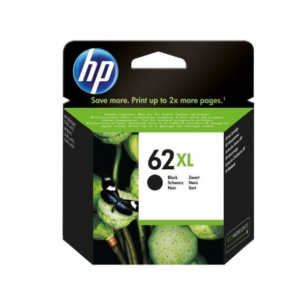 Cartucho de Tinta Original HP nº62 XL Alta Capacidad/ Negro