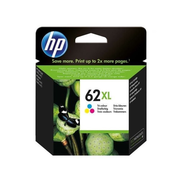 Cartucho de Tinta Original HP nº62 XL Alta Capacidad/ Tricolor