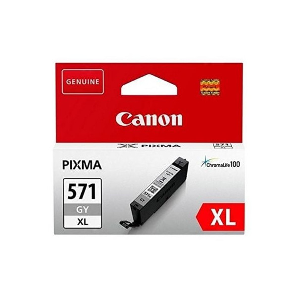 Cartucho de Tinta Original Canon CLI-571XL Alta Capacidad/ Gris