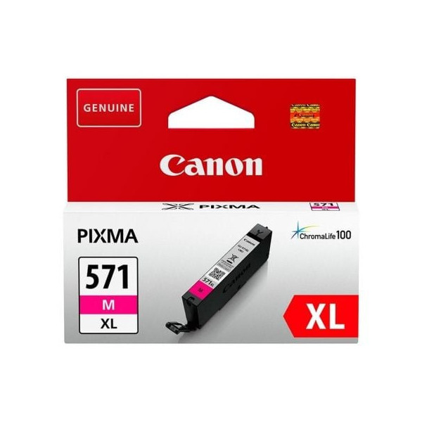 Cartucho de Tinta Original Canon CLI-571MXL Alta Capacidad/ Magenta