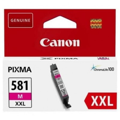 Cartucho de Tinta Original Canon CLI-581XXL Alta Capacidad/ Magenta