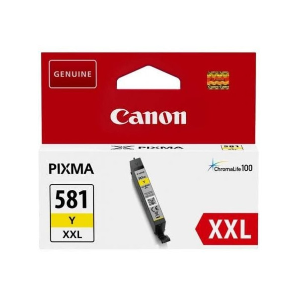 Cartucho de Tinta Original Canon CLI-581XXL Alta Capacidad/ Amarillo