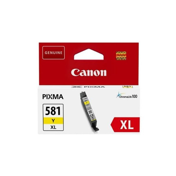 Cartucho de Tinta Original Canon CLI-581YXL Alta Capacidad/ Amarillo