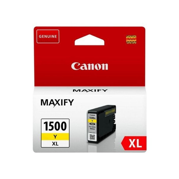 Cartucho de Tinta Original Canon PGI-1500XL Alta Capacidad/ Amarillo