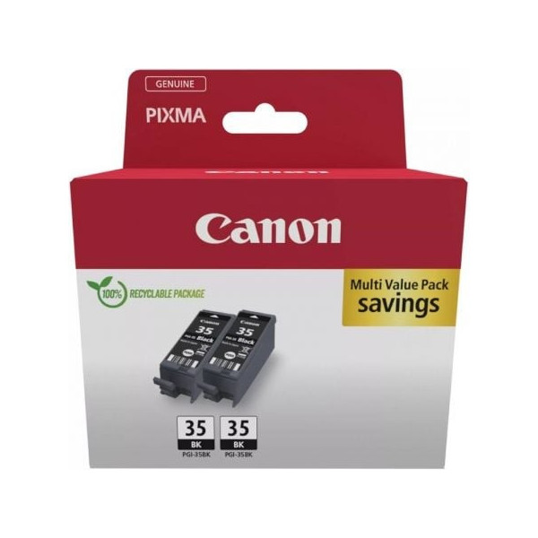 Cartucho de Tinta Original Canon PGI-35BK Multipack/ 2x Negro