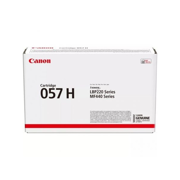 Tóner Original Canon i-SENSYS nº057H Alta Capacidad/ Negro