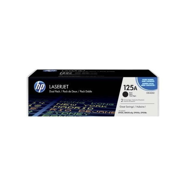 Tóner Original HP nº125A Multipack/ 2x Negro