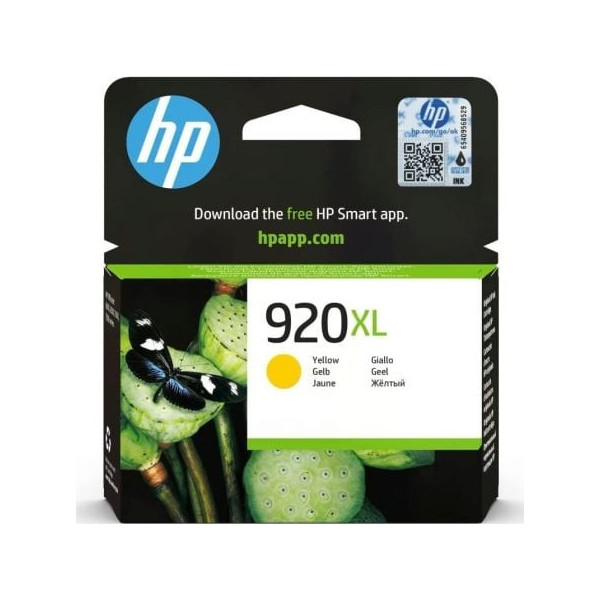 Cartucho de Tinta Original HP nº920 XL Alta Capacidad/ Amarillo