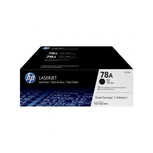 Tóner Original HP nº78A Multipack/ 2x Negro