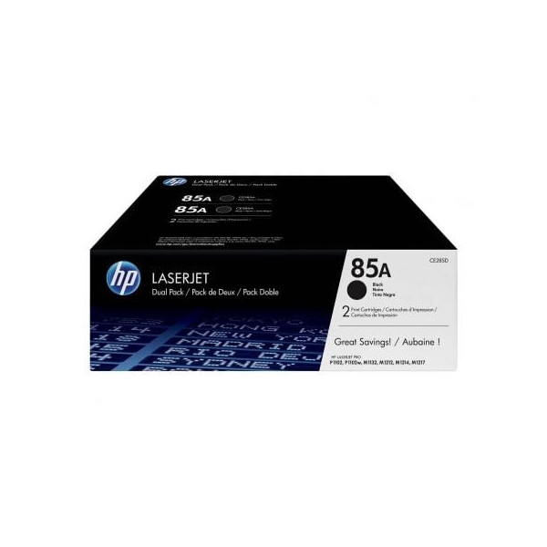 Toner Original HP nº85A Multipack/ 2x Negro