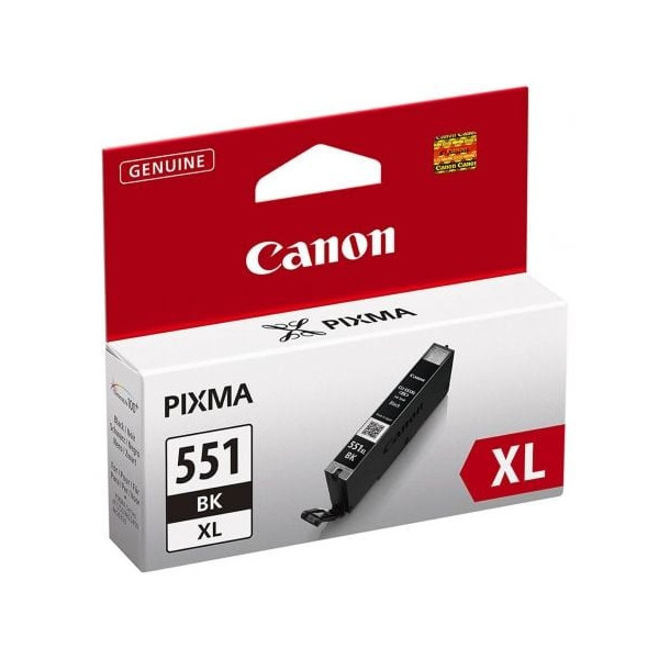 Cartucho de Tinta Original Canon CLI-551BK XL Alta Capacidad/ Negro