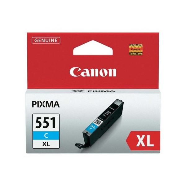 Cartucho de Tinta Original Canon CLI-551C XL Alta Capacidad/ Cian