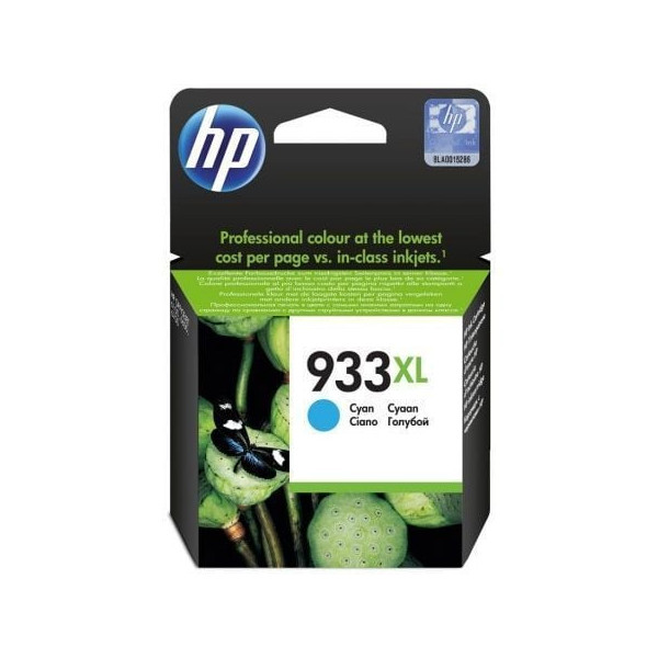 Cartucho de Tinta Original HP nº933 XL Alta Capacidad/ Cian