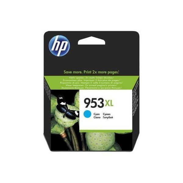 Cartucho de Tinta Original HP nº953 XL Alta Capacidad/ Cian