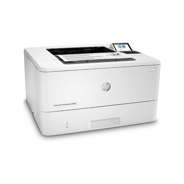 Impresora Láser Monocromo HP Laserjet Enterprise M406DN Dúplex/ Blanca