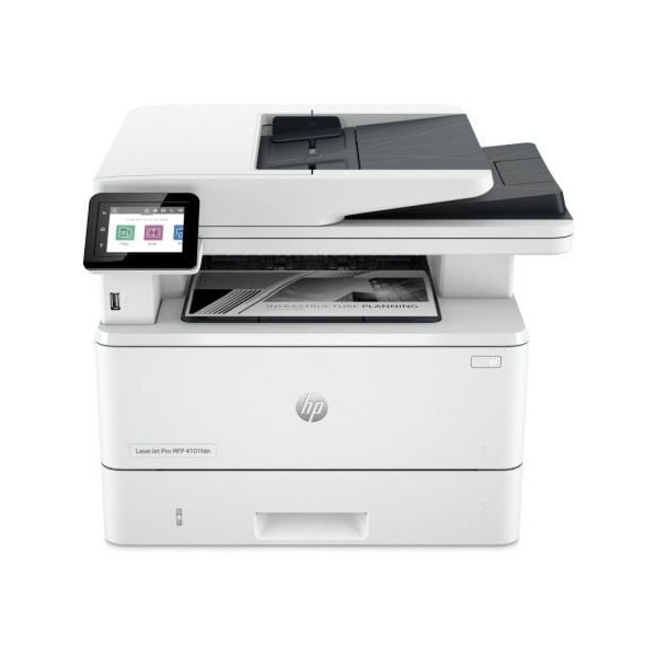 Multifunción Láser Monocromo HP Laserjet Pro 4102FDW WiFi/ Fax/ Dúplex/ Blanca