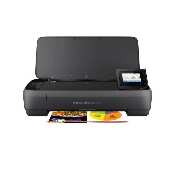 Multifunción Portátil HP Officejet 250 Mobile AIO WiFi/ Negra