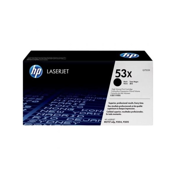 Tóner Original HP nº53X XL Alta Capacidad/ Negro