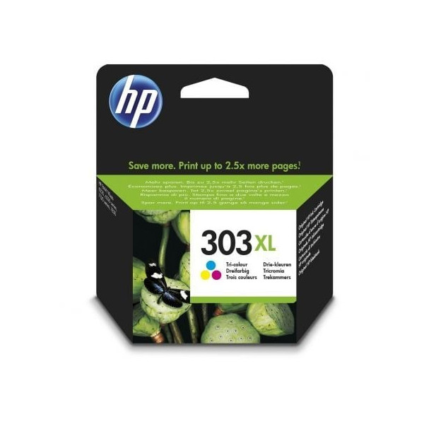 Cartucho de Tinta Original HP nº303 XL Alta Capacidad/ Tricolor