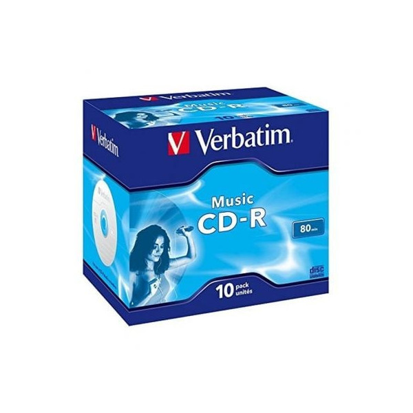 CD-R Verbatim Music 16X/ Caja-10uds