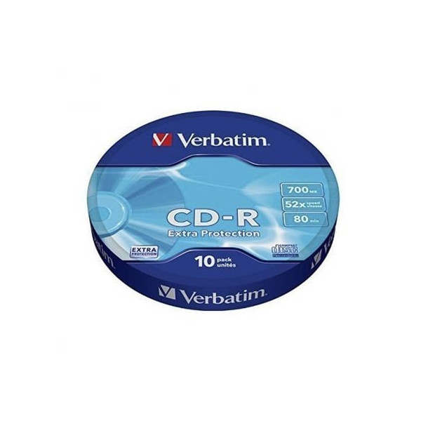 CD-R Verbatim Datalife 52X/ Tarrina-10uds