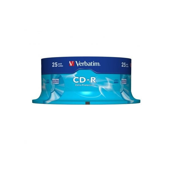 CD-R Verbatim Datalife 52X/ Tarrina-25uds