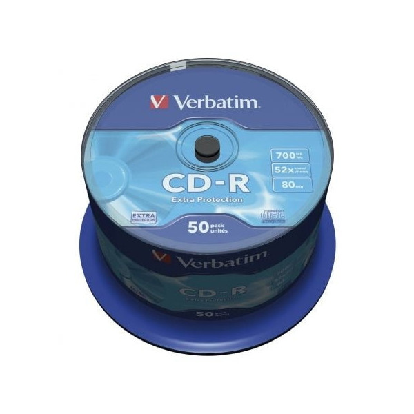 CD-R Verbatim Datalife 52X/ Tarrina-50uds