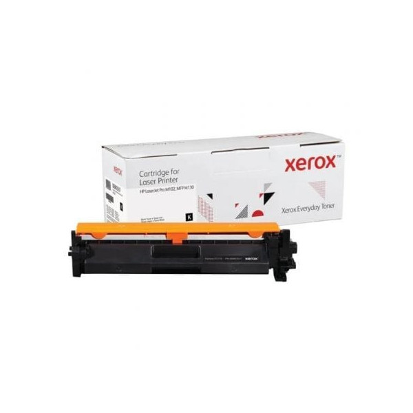 Tóner compatible Xerox 006R03637 compatible con HP CF217A/ 1600 páginas/ Negro