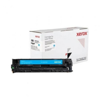 Tóner compatible Xerox 006R03809 compatible con HP CF211A/CB541A/CE321A/CRG-116C/CRG-131C/ 1800 páginas/ Cian