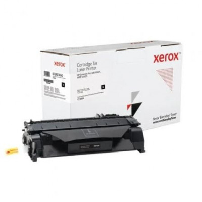 Tóner compatible Xerox 006R03840 compatible con HP CF280A/ 2700 páginas/ Negro