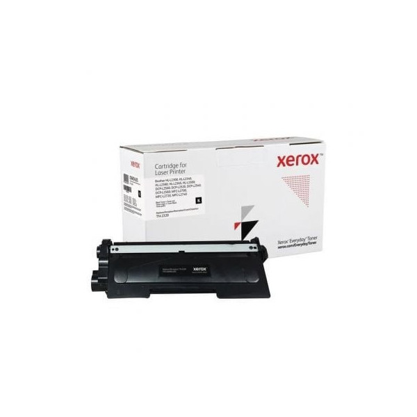 Tóner compatible Xerox 006R04205 compatible con Brother TN-2320/ 2600 páginas/ Negro