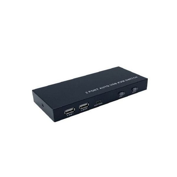 Conmutador KVM HDMI Aisens A111-0400/ 2PC con 1 sólo teclado y ratón