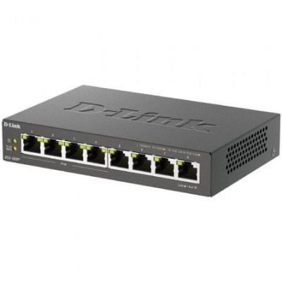 Switch D-Link DGS-1008P 8 Puertos/ RJ-45 Gigabit 10/100/1000/ PoE