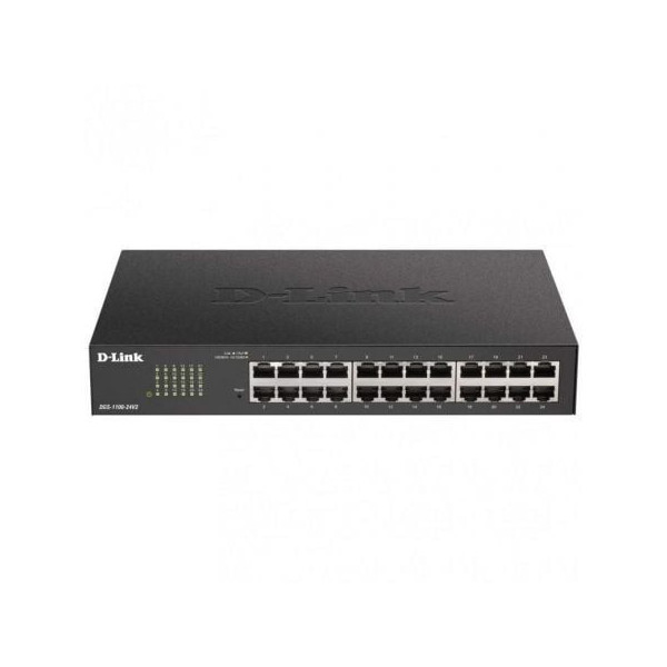 Switch Gestionable D-Link DGS-1100-24V2 24 Puertos/ RJ-45 Gigabit 10/100/1000