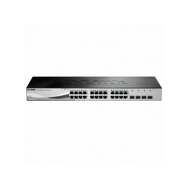 Switch Gestionable D-Link DGS-1210-28 28 Puertos/ RJ-45 Gigabit 10/100/1000/ SFP