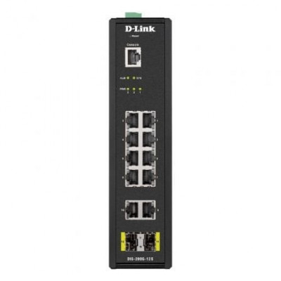 Switch Gestionable D-Link DIS-200G-12S 12 Puertos/ Gigabit 10/100/1000/ SFP