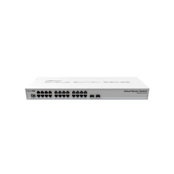 Switch Router Mikrotik CRS326-24G-2S+RM 26 Puertos/ RJ45 10/100/100/ SFP/ PoE