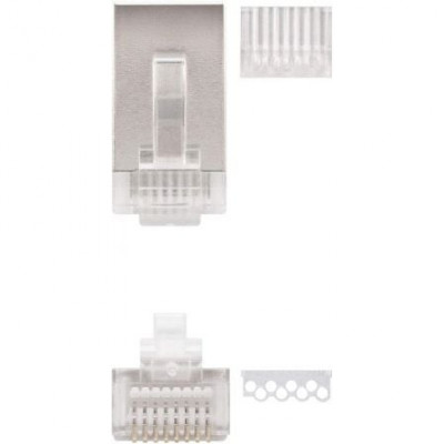 Conector RJ45 Nanocable 10.21.0203/ Cat.6/ 10 uds