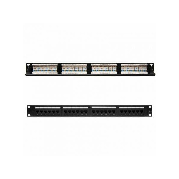 Patch Panel Nanocable 10.21.3124/ 24 Puertos/ Cat.6/ Altura 1U