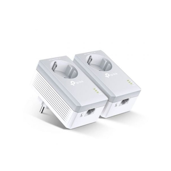 Adaptador Powerline TPLink TL-PA4010P KIT 600Mbps/ Alcance 300m/ Pack de 2